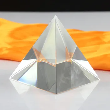 Spalva Prizmės, Piramidės Kristalų Energijos Generatorius Prizmės 80mm K9 Stiklo Mokymo Eksperimentas Priemonė, Pritaikoma Šeimos Apdailos Dovana