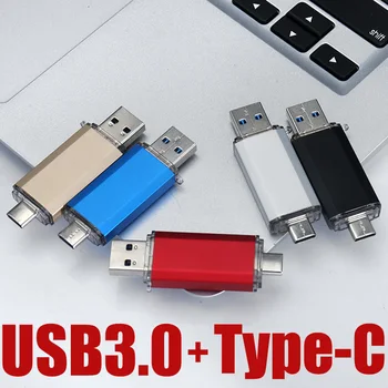 Spalvinga USB 3.0 Tipas-C usb 