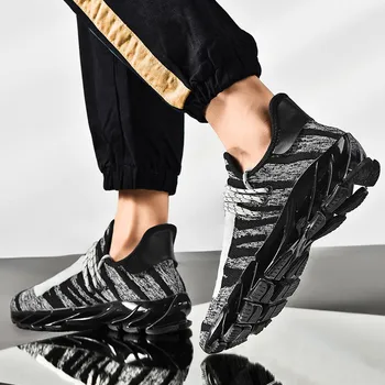 Spalvos siūlėmis vyrams sportiniai bateliai kvėpuojantis akių vulkanizuoto avalynė laisvalaikio bateliai didelio dydžio bėgimo bateliai Feminino Zapatos neslidžios