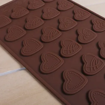 Specializuota Širdies Formos Serija Silikono Formos tortas dekoravimo priemonės, Cookie Cutter Minkštas Pyragas šokoladiniai saldainiai, Dekoravimo Priemonės