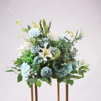 SPR 35CM stalo puošmena, gėlių kamuolys vestuvių dirbtinių gėlių kompozicijų už arka 2m 1m stalo runner vestuvių stalo gėlių