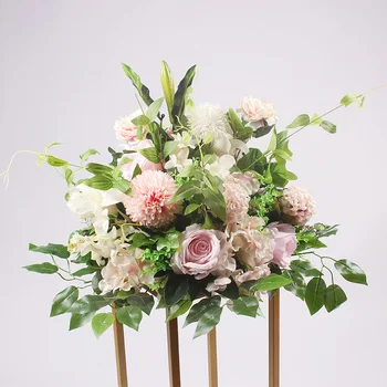 SPR 35CM stalo puošmena, gėlių kamuolys vestuvių dirbtinių gėlių kompozicijų už arka 2m 1m stalo runner vestuvių stalo gėlių