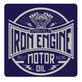 Springfield geležies variklio alyvą Racing speed Hot Rod Automobilių Lipdukas, Decal