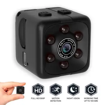 SQ11 Mini Kamera 720-1080P Jutiklis Veiksmų Kamera, Naktinio Matymo Kamera Judesio DVR Mikro Kamera, Sporto DV Vaizdo Mažas Cam