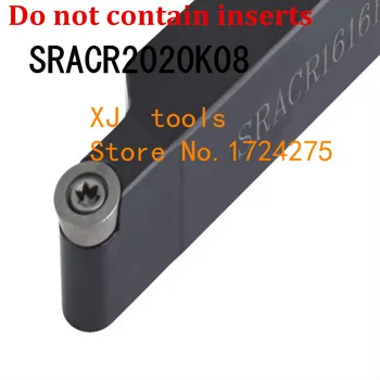 SRACR2020K08/SRACL2020K08 Metalo Staklės, Pjovimo Įrankiai, Tekinimo Staklės, CNC Tekinimo Įrankiai, Išorės Tekinimo Įrankio Laikiklis S-Type SRACR/L