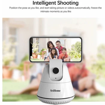 Sricam SH006 Išmanųjį telefoną Selfie Fotografavimo Gimbal 360° Veido Objektą Sekti Selfie Stick Auto-sekimas Smart Capture Telefono Turėtojas