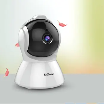 Sricam SH025 2.0 MP IP Kameros 1080P AI Kūno Auto-sekimas H. 265 VAIZDO Kamera, Wifi Smart Home 360° Vaizdą dvipusis Audio Baby Monitor