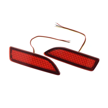 Stabdžių Žibintai 12V Automobilio Lempos, LED Galinis Bamperis Raudonos Šviesos, 1 Pora
