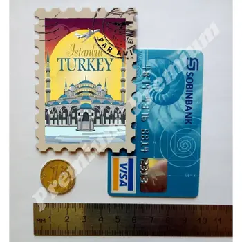 Stambulo suvenyrų magnetas derliaus turizmo plakatas