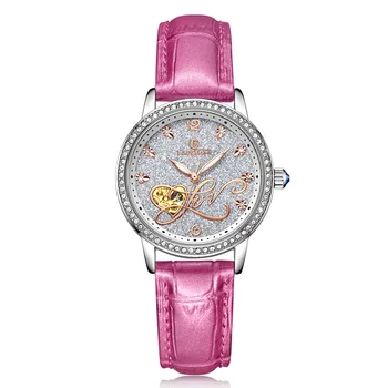 Star Krištolo ir Deimantų Moterų Laikrodis Top Brand Prabangos Vandeniui Lady Žiūrėti Moterų Mechaniniai Laikrodžiai