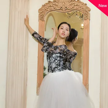 Star Paties Stiliaus Baleto Šokio Praktika Tiktų Spausdinti Akių Palaidinė Gazas Klasikinio Šokio Jumpsuit Baleto Tiara Šokių Viršų