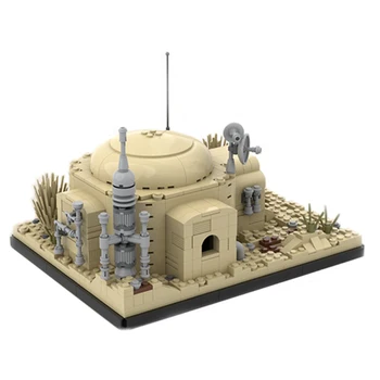 Star Serijos Karai Owen Lars' Home Tatooine Statybiniai Blokai, Plytos 695pcs Suderinama Star Serijos Karai Žaislai Vaikams, Vaikai