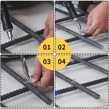 Statybos Įrankių Armatūra Susiejimas Kablys Apvijiniai laidai Knotting Twister Replės Plieninės Vielos Tring Įrankių Juostoje Susiejimas Kablys Pastate