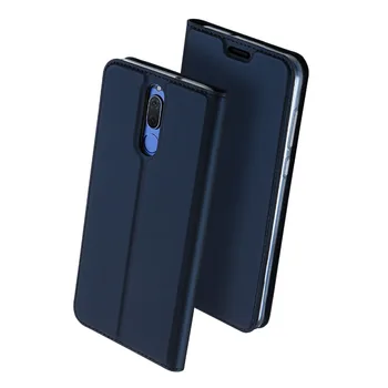 Stiklo plėvelė Dovanų) Flip Case For Huawei Mate 10 Lite PU Odos Kortelės Lizdas Stovėti Padengti 