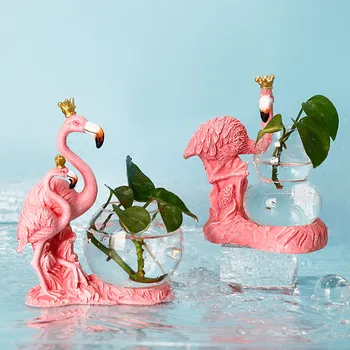 Stongwell Nordic Light Luxury Flamingo Hydroponic Vaza 