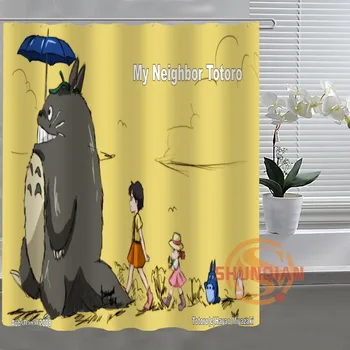 Studio Ghibli Totoro Užsakymą Dušo Užuolaidos Vonios kambarys Audinio Vonios kambarys Dekoro Vonios Užuolaidų Priimtina Užsakymą H03M26D37