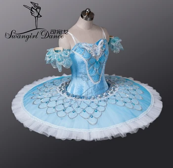 Suaugusiųjų Blur Paukščių Baleto Scenos Kostiumų merginos mėlyna miegančioji gražuolė Klasikinio Baleto Mdc Profesinės blynas tutu BT8928
