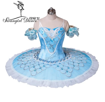 Suaugusiųjų Blur Paukščių Baleto Scenos Kostiumų merginos mėlyna miegančioji gražuolė Klasikinio Baleto Mdc Profesinės blynas tutu BT8928