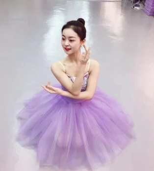Suaugusiųjų Romantiška Profesionalių Baleto Mdc Kostiumas Šiuolaikinio Šokio Pasakų Ilgai Tiulio Suknelė Show Dance Vaikas Mergina Baleto Mujer Vaikai
