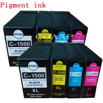 Suderinama pigmentinis rašalas Canon PGI 1500 1500XL MAXIFY MB2050 MB2000 MB2300 MB2350 MB2357 MB2750 spausdintuvų Kasetės su mikroschema