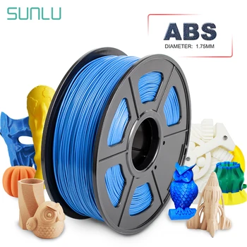 SUNLU 3D Spausdintuvas Plastiko ABS 3D Kaitinimo 1.75 mm 1kg ABS Gijų 3d Spausdinimo Medžiagų Dimmension Tikslumas +/-0.02 mm