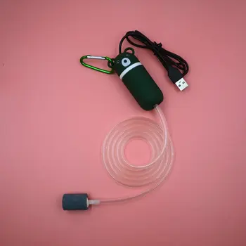 Super Išjungti USB Įkrovimo Deguonies Siurblys Akvariumo Žuvų Bakas Įranga, Nešiojami Lauko Žvejybos Oro Siurblys Kompresorius Namų Reikmenys