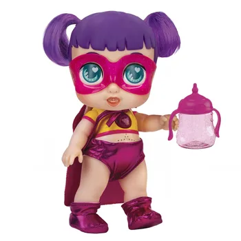Super Mielas Super herojus lėlės Sisi su magija butelis, grįžtamasis drabužių ir interaktyvi lėlė priedai, su šviesa ir garsais
