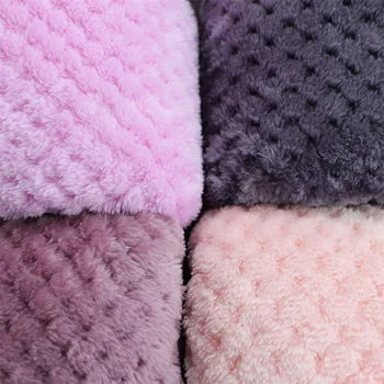 Super minkštos vientisos spalvos lova vaikams skleisti rožinė mėlyna furry pledas 