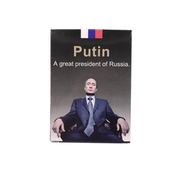 Surinkimo Pokerio Pirmininkas rusijos Vladimiras Putinas Žaidimas Kortelės Nustatyti Įžymybė Kortų Kaladę Naujovė Pateikti Kozirio
