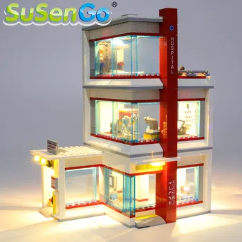 SuSenGo LED Šviesos rinkinys 60204 Miestas Serija, Miesto Ligoninė , (Modelis Ne Komplekte)
