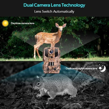 SUTEKCAM 20MP 1080P Takas Kamera, Wireless Medžioklės Kameros PR900 PhotoTraps Naktinio Matymo Laukinių gyvūnų Stebėjimo Laukinių Stebėjimo Kameros