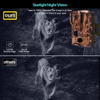 SUTEKCAM 20MP 1080P Takas Kamera, Wireless Medžioklės Kameros PR900 PhotoTraps Naktinio Matymo Laukinių gyvūnų Stebėjimo Laukinių Stebėjimo Kameros