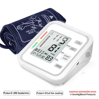 Sveikatos Priežiūros BP Sphygmomanometer Automatinė Nešiojamų Kraujo Spaudimo Monitorius žasto Kamertonas ' Matavimo Arterinis kraujo Spaudimas