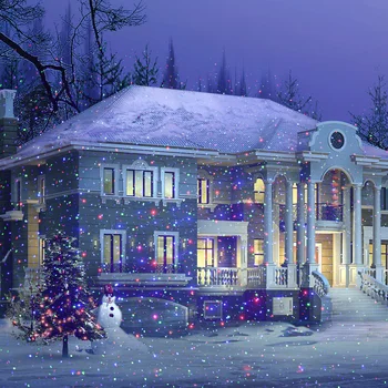 SVETIMŲ RGB Juda Statinio Žvaigždė Kalėdų Lazerinis Projektorius Vandeniui Lauko Sodo Atostogų Šalis, Xmas Tree House Show Apšvietimas