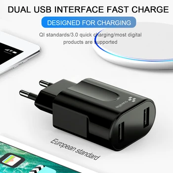 Swalle Greitai Įkrauti 3.0 15W USB portable Įkrauti Mobiliojo Telefono Įkroviklį 