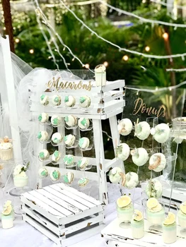 SWEETGO Derliaus baltasis pyragas stovėti cupcake padėklai vestuvių namų puošybai laikymo lentynos desertas stalo nuotrauka fone įrankiai