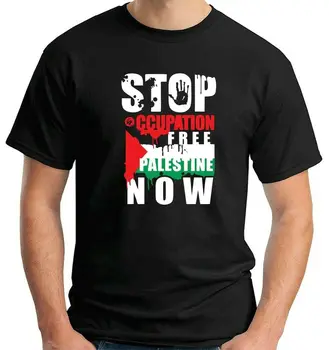 T-Shirt Uomo Nero Tm Nemokamai Palestina Dabar 2020 M. Aukštos Kokybės Medvilnės Laisvalaikio Prekės Filmą Tee Marškinėliai