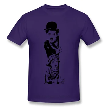 T-Shirt Vyrams Charlie Chaplin Premium Medvilnės, Tamsiai Miesto John Murdoch Inspektorius Frank Bumstead Trileris Filmo Marškinėliai 6XL