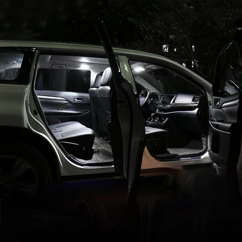 T10 Girlianda Auto LED Lemputės Automobilių Salono Dome Skaitymo Lemputės Durų Mandagumo Kamieno Žibintus, BMW X3 E83 F25 2004-2017 Priedai