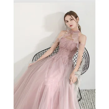 Tai Yiiya vakarinę Suknelę 2019 Elegantiškas Apynasrio Trumpas Rankovės-Line Suknelės Iliuzija Plius Dydis Moterų, Šaliai, Skraistės de Soiree E1086