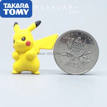 TAKARA TOMY Originali Pokemon Pikachu Volcanion Lėlės Gardevoir Modelis Salamence Veiksmų Skaičius, Surinkimo
