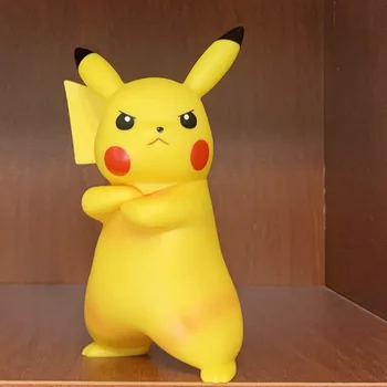 TAKARATOMY Pokemon Pikachu Piktas Pikachu Pakuotėje Lėlės Apdailos Kalėdų, Gimtadienio Dovana Vaikams Anime Duomenys