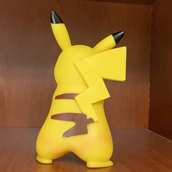 TAKARATOMY Pokemon Pikachu Piktas Pikachu Pakuotėje Lėlės Apdailos Kalėdų, Gimtadienio Dovana Vaikams Anime Duomenys