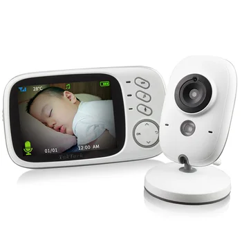 TakTark 3.2 colių Belaidžio Vaizdo Spalvos Baby Monitorius, nešiojamų Kūdikių Auklė Saugumo Fotoaparatą IR LED Naktinio Matymo domofonas