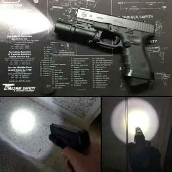 Taktinis Ginklas šviesos X300UH-B X300U-A X300 Žibintuvėlis pistoletas Pistoletas, Baltas LED Medžioklės Žibintuvėlis Už 20mm Picatinny Už 20mm Bėgiai