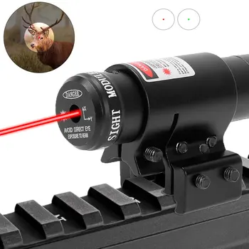 Taktinis Green/Red Dot Lazerio Akyse taikymo Sritis Žymiklį Riflescopes Su Mount už 20mm/11mm Geležinkelių Airsoft Šautuvas, Pistoletas Medžioklės Optika