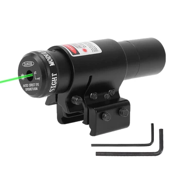 Taktinis Green/Red Dot Lazerio Akyse taikymo Sritis Žymiklį Riflescopes Su Mount už 20mm/11mm Geležinkelių Airsoft Šautuvas, Pistoletas Medžioklės Optika