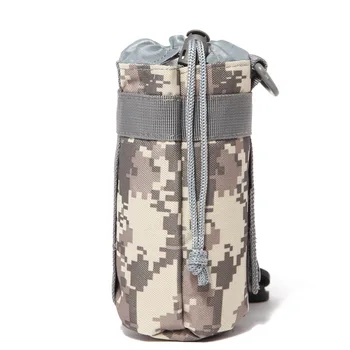 Taktinis kamufliažas termosas vandens buteliuko dangtelį maišelį Lauko sporto molle virdulys krepšys