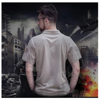 Taktinis Kariuomenės Kamufliažas Marškinėliai Vyrams Kvėpuojantis Quick Dry Armija Kovoti su T-Shirt Lauko Suspaudimo Kempingas, Žygiai, T-shirt
