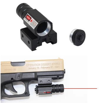 Taktinis Mini Red Dot Lazerio Akyse 20mm mount taikymo Sritis Pistoletas, Šautuvas, Pistoletas lazerio taikymo Sritis Glock 17 19 CP99 medžioklės reikmenys